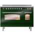 Ilve Nostalgie II Collection UPI486NMPEGC - 48 Inch Freestanding Electric Induction Range in Front View