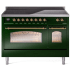 Ilve Nostalgie II Collection UPI486NMPEGG - 48 Inch Freestanding Electric Induction Range in Front View