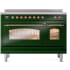 Ilve Nostalgie II Collection UPI486NMPEGG - 48 Inch Freestanding Electric Induction Range in Front View