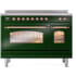 Ilve Nostalgie II Collection UPI486NMPEGP - 48 Inch Freestanding Electric Induction Range in Front View