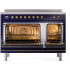 Ilve Nostalgie II Collection UPI486NMPMBB - 48 Inch Freestanding Electric Induction Range in Opened View