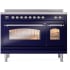 Ilve Nostalgie II Collection UPI486NMPMBC - 48 Inch Freestanding Electric Induction Range in Front View