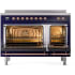 Ilve Nostalgie II Collection UPI486NMPMBP - 48 Inch Freestanding Electric Induction Range in Opened View
