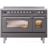 Ilve Nostalgie II Collection UPI486NMPMGC - 48 Inch Freestanding Electric Induction Range in Front View