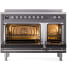 Ilve Nostalgie II Collection UPI486NMPMGC - 48 Inch Freestanding Electric Induction Range in Opened View