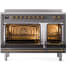Ilve Nostalgie II Collection UPI486NMPMGG - 48 Inch Freestanding Electric Induction Range in Opened View