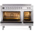 Ilve Nostalgie II Collection UPI486NMPSSC - 48 Inch Freestanding Electric Induction Range in Opened View