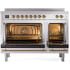 Ilve Nostalgie II Collection UPI486NMPSSG - 48 Inch Freestanding Electric Induction Range in Opened View
