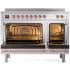 Ilve Nostalgie II Collection UPI486NMPSSP - 48 Inch Freestanding Electric Induction Range in Opened View