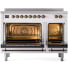 Ilve Nostalgie II Collection UPI486NMPWHB - 48 Inch Freestanding Electric Induction Range in Opened View