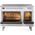 Ilve Nostalgie II Collection UPI486NMPWHC - 48 Inch Freestanding Electric Induction Range in Opened View