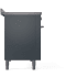 Ilve Professional Plus II UPI486QMPBG - 48 Inch Freestanding Induction Range (Solid Door) - Side View