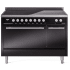Ilve Professional Plus II UPI486QMPBK - 48 Inch Freestanding Induction Range (Solid Door)