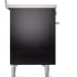 Ilve Professional Plus II UPI486QMPBK - 48 Inch Freestanding Induction Range (Solid Door) - Side View