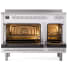 Ilve Professional Plus II UPI486QMPWH - 48 Inch Freestanding Induction Range (Solid Door)
