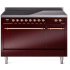 Ilve Nostalgie II Collection UPI486QNMPBUP - 48 Inch Solid Door Freestanding Induction Range in Copper Trim with 6 Elements