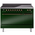 Ilve Nostalgie II Collection UPI486QNMPEGB - 48 Inch Solid Door Freestanding Induction Range in Bronze Trim with 6 Elements