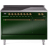 Ilve Nostalgie II Collection UPI486QNMPEGG - 48 Inch Solid Door Freestanding Induction Range in Brass Trim with 6 Elements