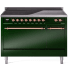 Ilve Nostalgie II Collection UPI486QNMPEGP - 48 Inch Solid Door Freestanding Induction Range in Copper Trim with 6 Elements