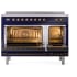 Ilve Nostalgie II Collection UPI486QNMPMBB - 48 Inch Solid Door Freestanding Induction Range in Bronze Trim Double Oven