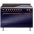 Ilve Nostalgie II Collection UPI486QNMPMBP - 48 Inch Solid Door Freestanding Induction Range in Copper Trim with 6 Elements