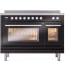 Ilve Professional Plus II UPI486WMPBK - 48 Inch Freestanding Induction Range