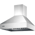 Viking 5 Series VCWH53048SSBB - 30 Inch Wall Mount Range Hood with Virtually Seamless Design