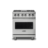 Viking 5 Series VDR5304BSS - 5 Series 30" Dual Fuel Range in Front View