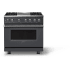 Viking 5 Series VDR53644GCS - 36"W. Dual Fuel Range; Four Burners with Griddle