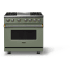 Viking 5 Series VDR53644GEUBB - 36"W. Dual Fuel Range; Four Burners with Griddle