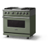 Viking 5 Series VDR53644GEULP - 36"W. Dual Fuel Range; Four Burners with Griddle