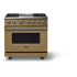 Viking 5 Series VDR53644GGHBB - 36"W. Dual Fuel Range; Four Burners with Griddle