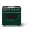 Viking 5 Series VDR53644GIVBB - 36"W. Dual Fuel Range; Four Burners with Griddle