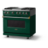Viking 5 Series VDR53644GIVBB - 36"W. Dual Fuel Range; Four Burners with Griddle