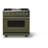Viking 5 Series VDR53644GMA - 36"W. Dual Fuel Range; Four Burners with Griddle