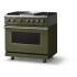Viking 5 Series VDR53644GMA - 36"W. Dual Fuel Range; Four Burners with Griddle