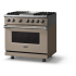 Viking 5 Series VDR53644GNA - 36"W. Dual Fuel Range; Four Burners with Griddle