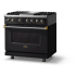Viking 5 Series VDR53644GONBB - 36"W. Dual Fuel Range; Four Burners with Griddle