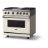 Viking 5 Series VDR53644GPW - 36"W. Dual Fuel Range; Four Burners with Griddle