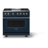 Viking 5 Series VDR53644GSBBBLP - 36"W. Dual Fuel Range; Four Burners with Griddle