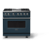 Viking 5 Series VDR53644GSQ - 36"W. Dual Fuel Range; Four Burners with Griddle