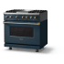 Viking 5 Series VDR53644GSQBBLP - 36"W. Dual Fuel Range; Four Burners with Griddle