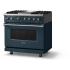 Viking 5 Series VDR53644GSQLP - 36"W. Dual Fuel Range; Four Burners with Griddle