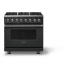 Viking 5 Series VDR53646BAN - 36"W. Dual Fuel Range; Six Burners