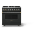 Viking 5 Series VDR53646BANBBLP - 36"W. Dual Fuel Range; Six Burners