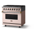 Viking 5 Series VDR53646BBHBB - 36"W. Dual Fuel Range; Six Burners