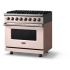 Viking 5 Series VDR53646BBH - 36"W. Dual Fuel Range; Six Burners