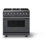 Viking 5 Series VDR53646BCS - 36"W. Dual Fuel Range; Six Burners