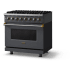 Viking 5 Series VDR53646BCSBB - 36"W. Dual Fuel Range; Six Burners