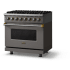 Viking 5 Series VDR53646BDGBB - 36"W. Dual Fuel Range; Six Burners